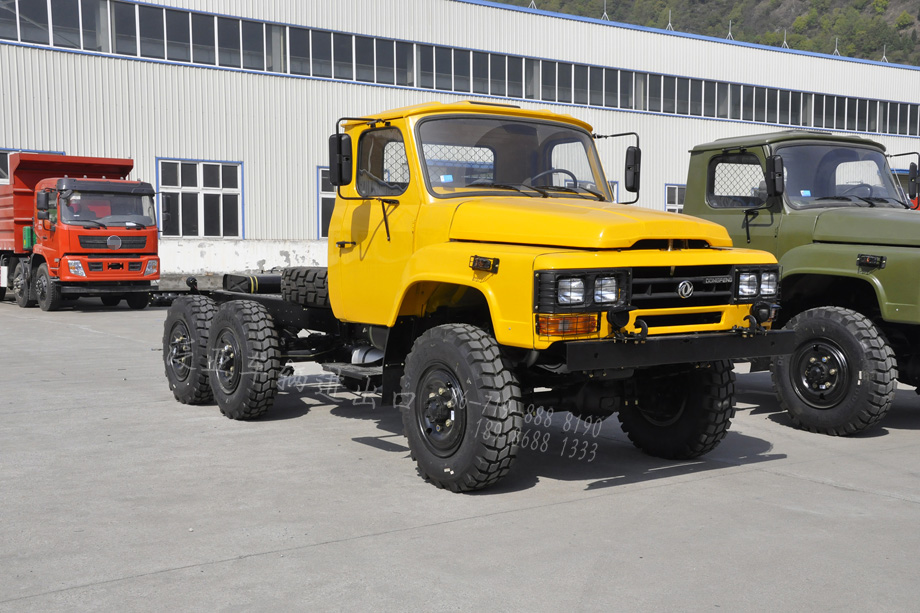 6*6东风越野底盘,越野专用车,加油车底盘改装