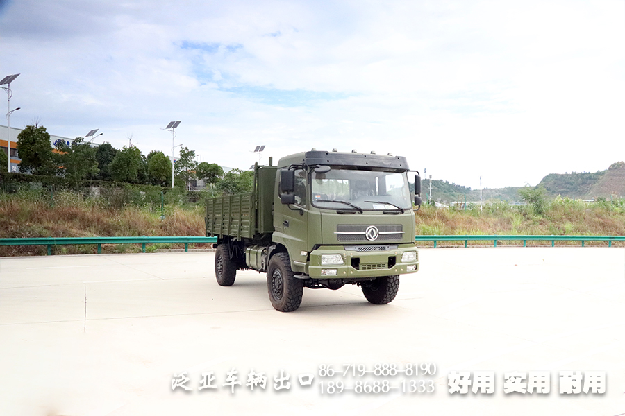 东风四驱平头卡车_4×4越野车_东风210马力越野运兵车_四驱东风天锦载货车