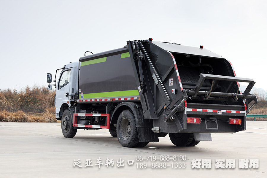 压缩式垃圾车,9立方垃圾车,东风环卫车,垃圾车厂家,垃圾车销售,4*2垃圾车