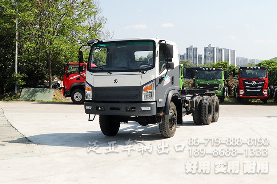 6驱东风平头卡车底盘、六驱“山猫”越野轻型卡车、6*6专用越野车底盘