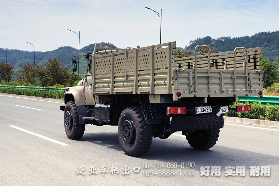 4x4长头卡车,东风240驾驶室,全驱定制,出口底盘,东风四驱卡车,越野专用车出口,前置绞盘