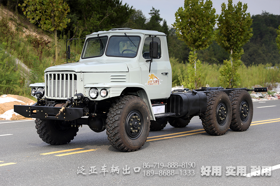 东风EQ2100长头越野卡车底盘_6×6尖头140运兵卡车底盘出口_尖头210马力卡车专用改装
