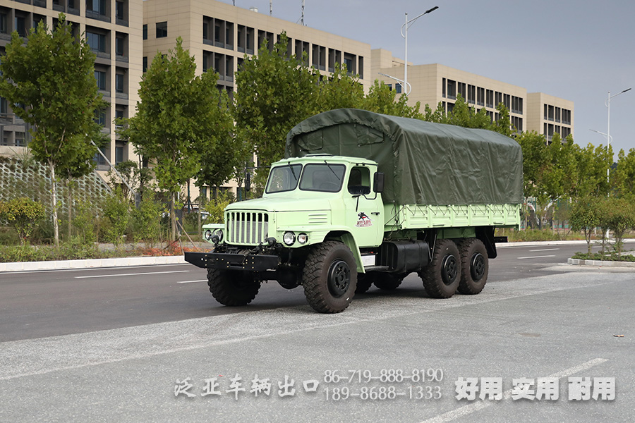 东风245越野货车_190马力尖头带篷杆卡车_东风尖头六驱EQ245(EQ2100E6D)