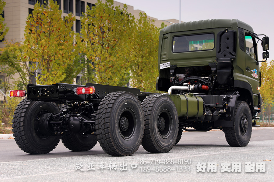 东风全驱,大马力越野底盘,东风运输车底盘,东风450马力底盘,平头卡车改装,卡车改装厂家,6x6平头,运输货车底盘