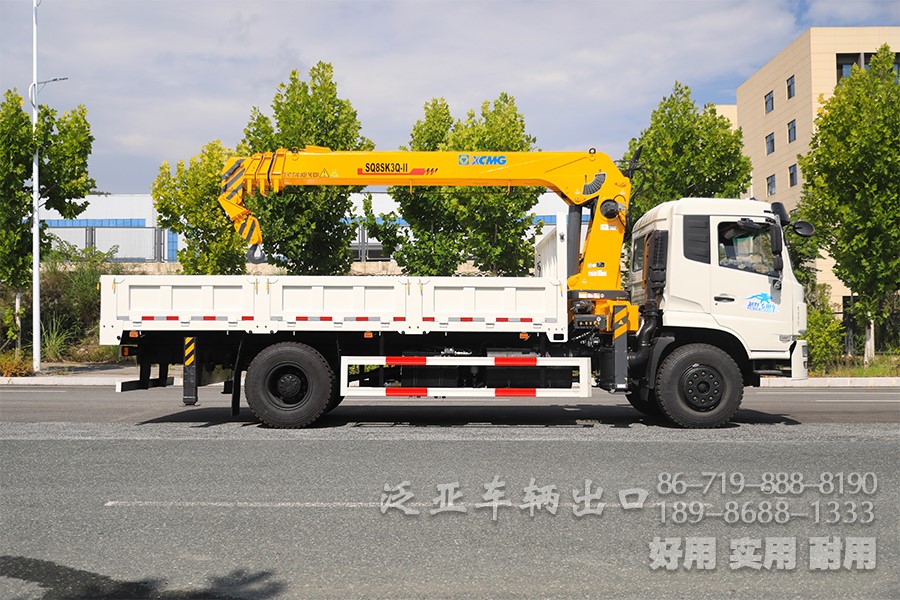 吊车，8吨吊车，随车起重运输车，东风吊车，手动10档随车起重运输车