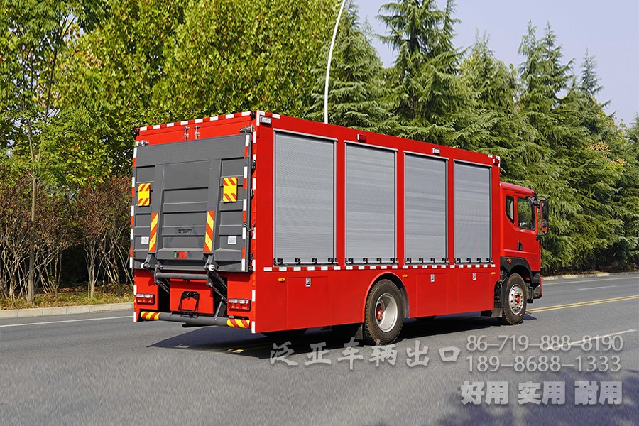 消防救援车 救援工程车 应急抢险车 多功能厢式车， 汛期排涝救险车， 应急电源车， 通讯抢修车， 专项救援车